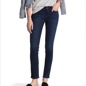 PAIGE Skyline Ankle Peg Dark Denim Jeans, Size 26